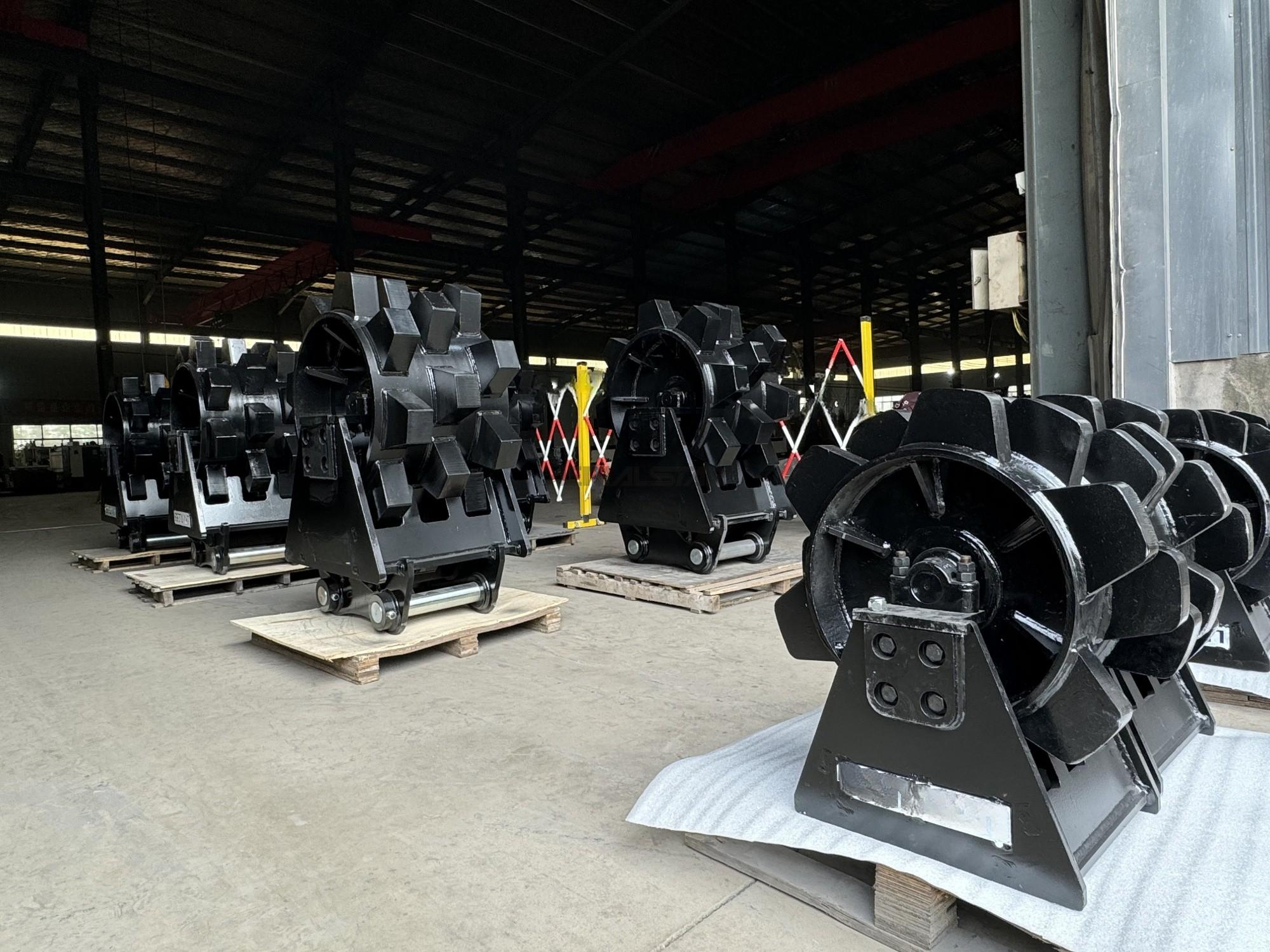 Excavator Compaction Wheel